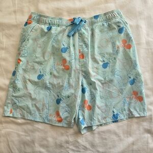 Disney Mickey And Minnie Light Blue Swim Shorts